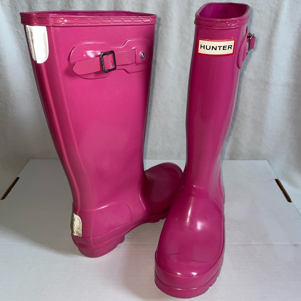 Pink Hunter Rain Boots